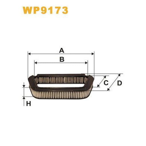 WIX Cabin Air Filter (Pollen Filter) WP9173