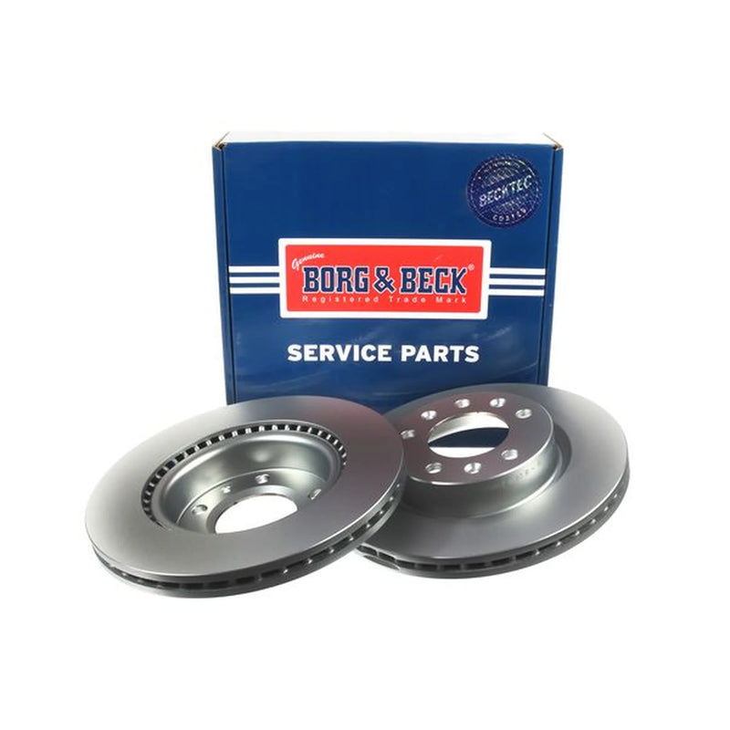 Borg & Beck 2 x Vented Front Brake Discs BBD5357