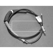 Borg & Beck Handbrake Cable Left Rear BKB2376