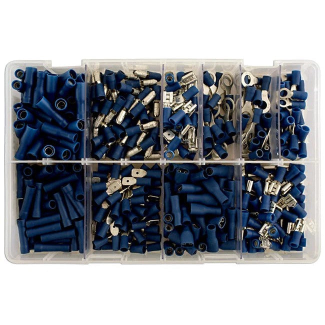Connect Assorted Blue Terminals Box 280pc - CPL