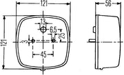 Hella 2SE 002 578-707 Tail Light Assembly