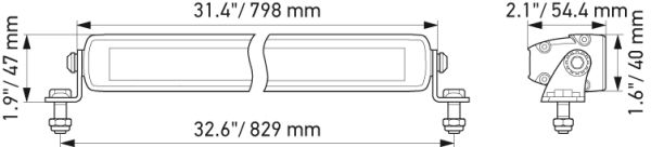 Hella High Beam Headlight 1FJ 358 176-311