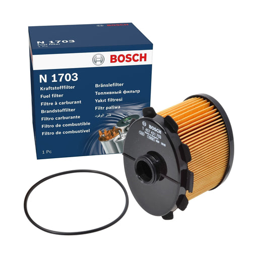 Genuine Bosch Car Fuel Filter N1703 Fits Citroen Berlingo - 1.9 - 98-08 14574317 Bosch  - Town Parts