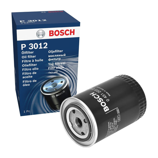 Bosch Car Oil Filter P3012 Fits Vw Golf Van (Hatchback) - 1.6 - 83-91 0451203012 Bosch  - Town Parts