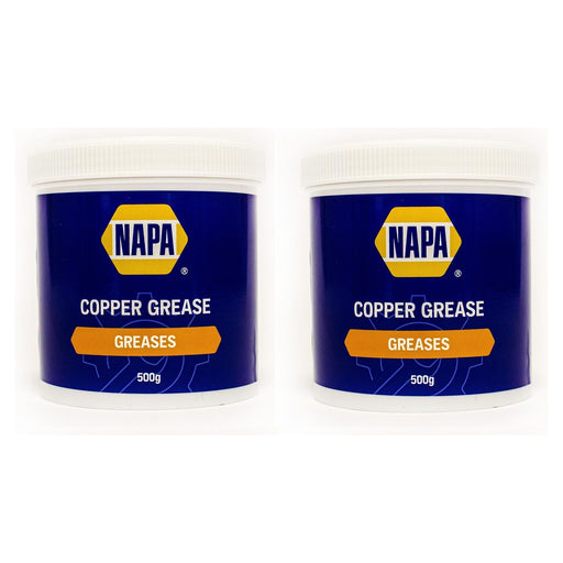 2x NAPA Car Brake Calipers Pads Discs Squeal Anti Seize Copper Grease 500g Tub NAPA  - Town Parts
