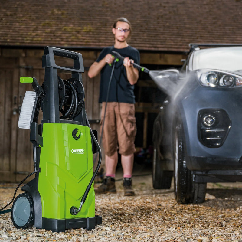 Draper Pressure Washer 230V 2200W 165Bar Green