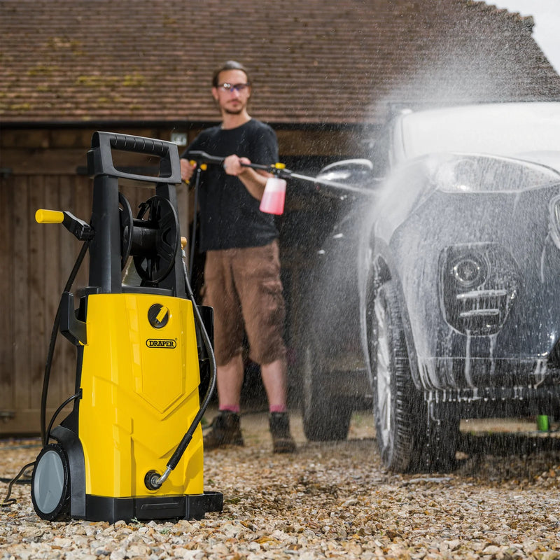 Draper Pressure Washer 2200W 165Bar 230V Yellow