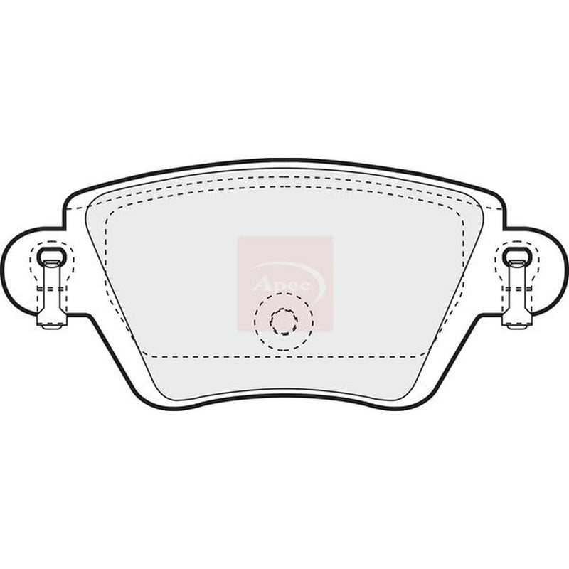 Apec Rear Brake Pad Set PAD1295