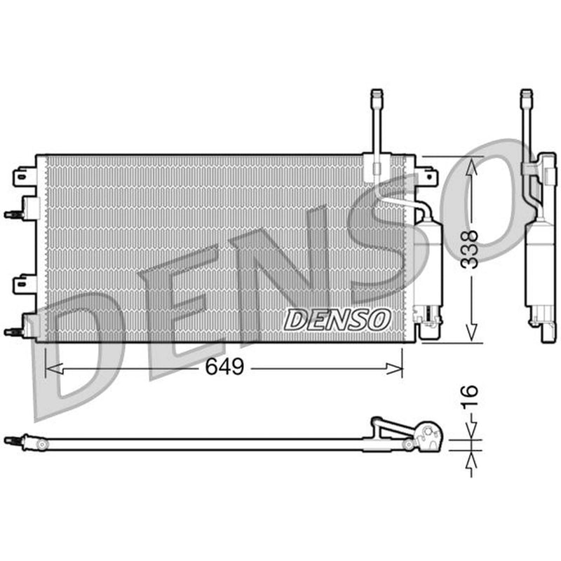 Denso Air Conditioning Condenser DCN10024