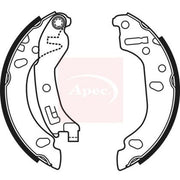 Apec Brake Shoe Set Axle Kit SHU647