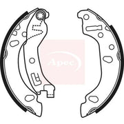 Apec Brake Shoe Set Axle Kit SHU647