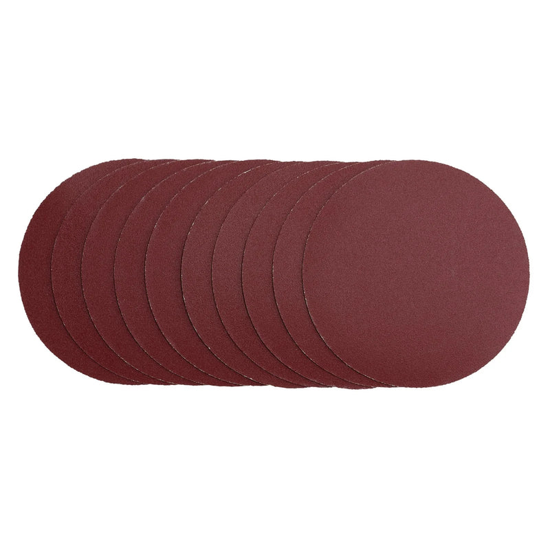Draper Sanding Discs 125mm Hook & Loop 240G Pack of 10