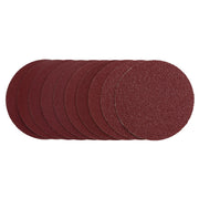 Draper Sanding Discs 125mm Hook & Loop Assorted Grit Pack of 10