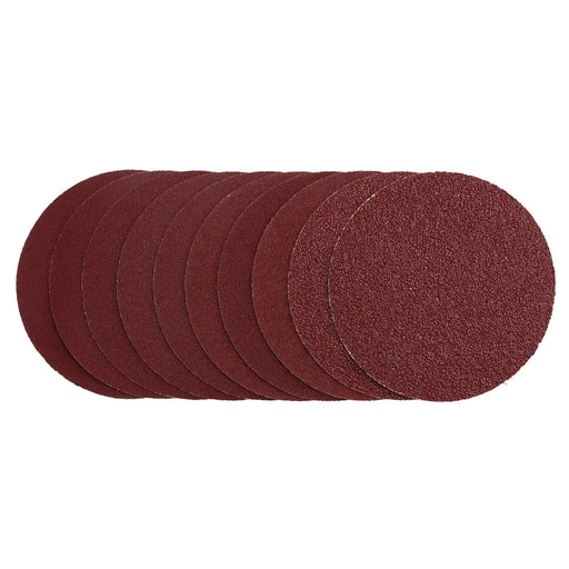 Draper Sanding Discs 125mm Hook & Loop Assorted Grit Pack of 10