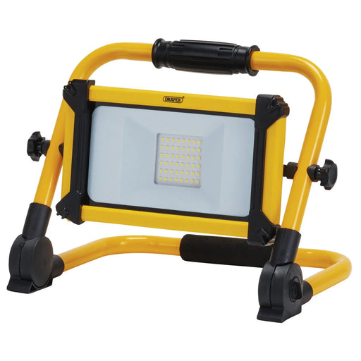 Draper 230V SMD LED Rechargeable Folding Site Light 20W 2200 Lumens