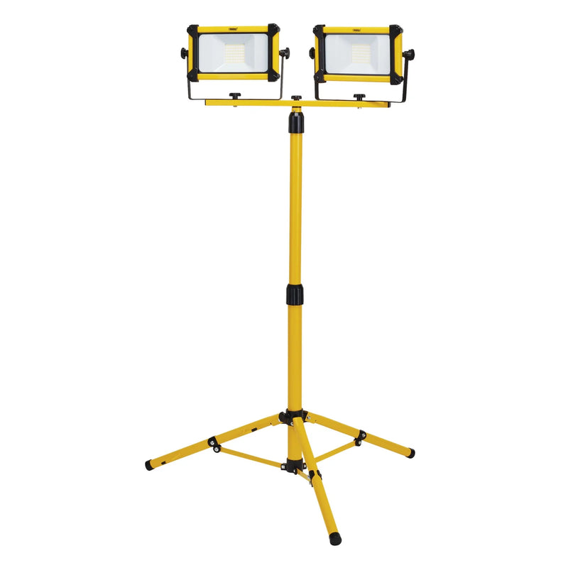 Draper SMD LED Tripod Site Light, 2 x 10W, 2200 Lumens