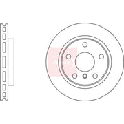 Apec 2 x Vented Front Brake Discs DSK3145