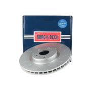 Borg & Beck 2 x Perforated/Vented Front Brake Discs BBD6291S