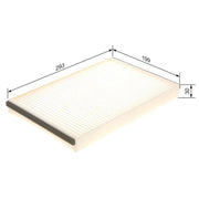 Bosch Cabin Air Filter (Pollen Filter) 1 987 432 040