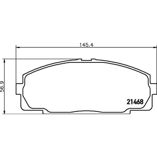 Mintex Front Brake Pad Set MDB1398