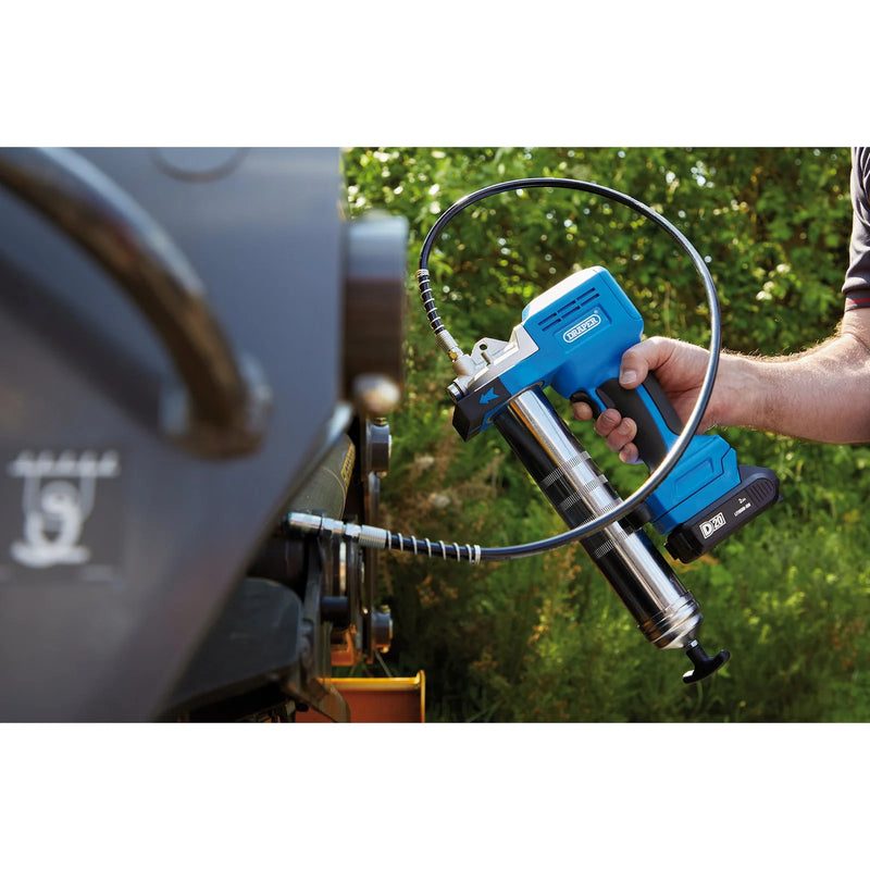D20 Grease Gun Kit 20V with 2.0Ah Battery & Charger