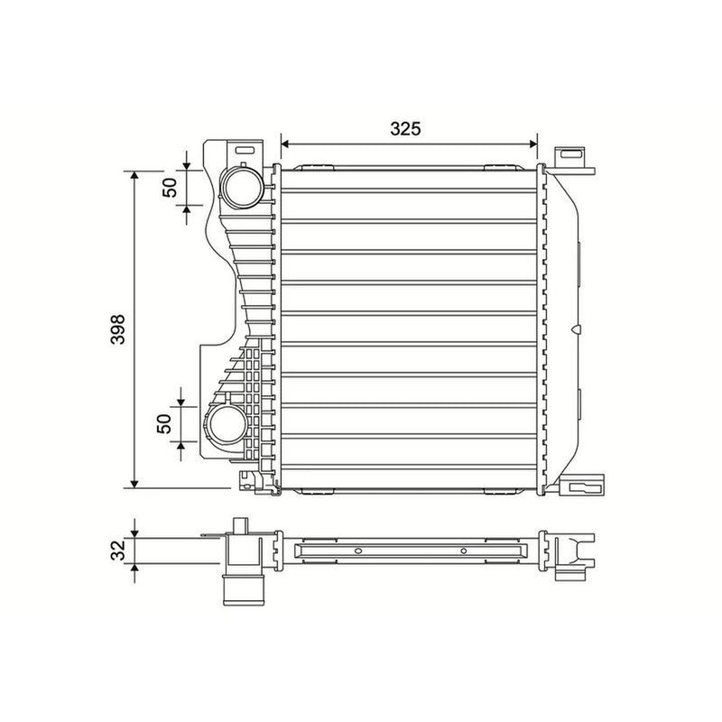 Valeo Intercooler (Charge Air Cooler) 881597
