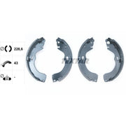 Textar Brake Shoe Set Axle Kit 91060600