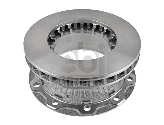 Febi 2 x Brake Disc Set Internally Vented Rear
