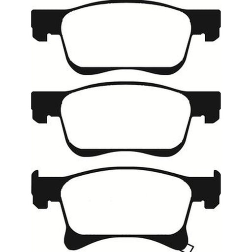 Abtex Front Brake Pad Set PLU2310