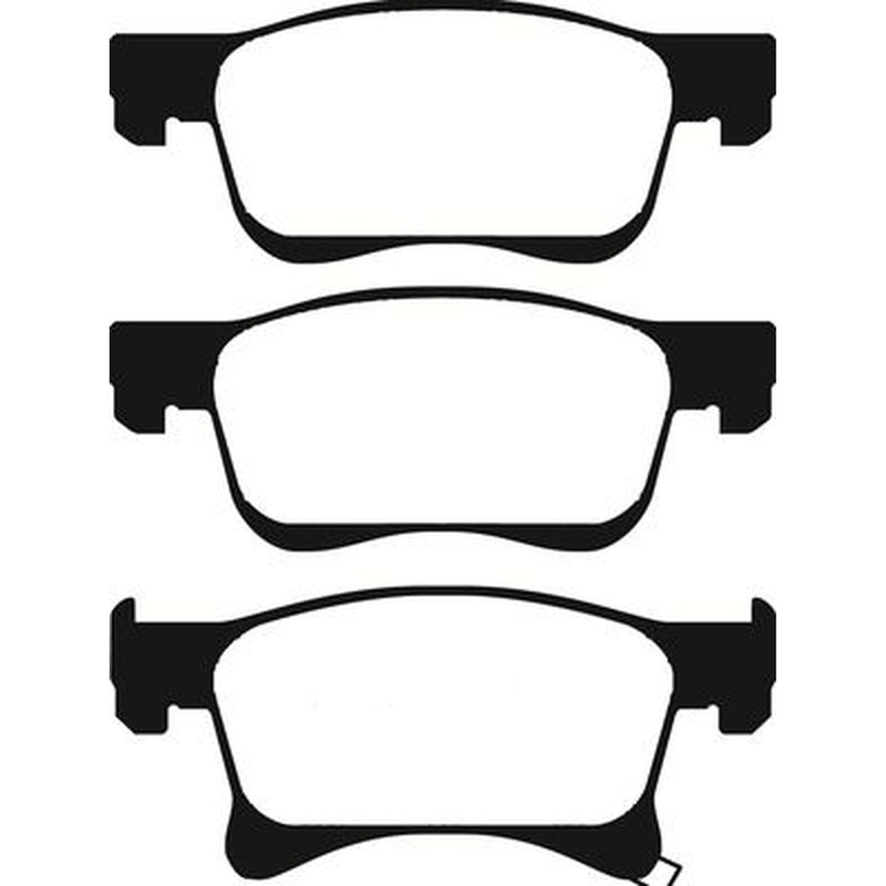 Abtex Front Brake Pad Set PLU2310