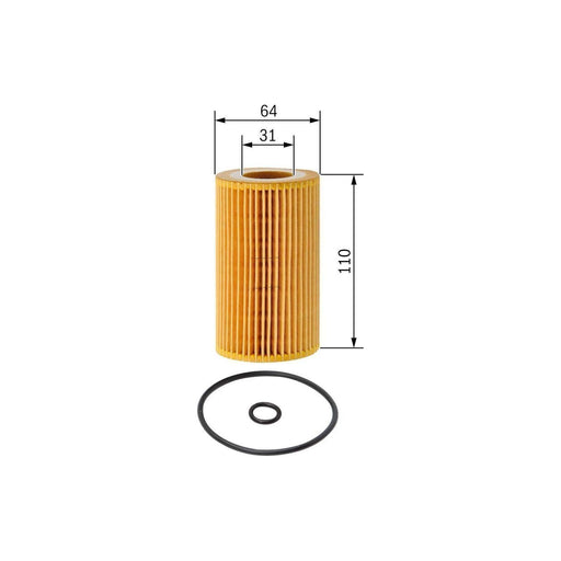 Bosch Car Oil Filter P7112 F026407112 BOSCH  - Town Parts