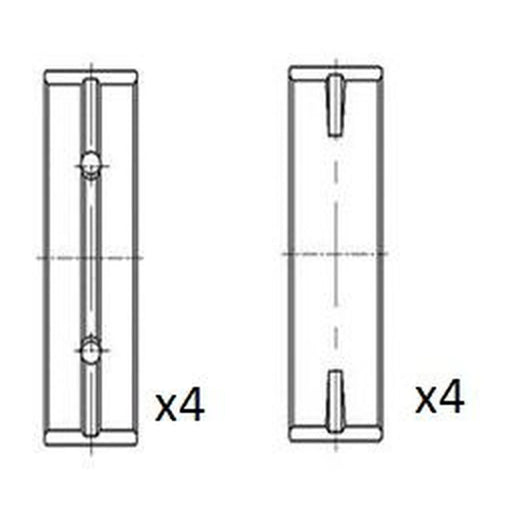 FAI Main Bearing Set 55mm BM1015-050