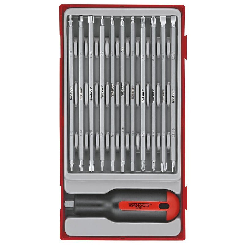 Teng Tools Screwdriver Blade Set Mixed TT1 12 Pieces