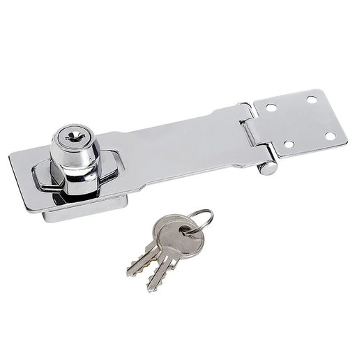 Master Lock Chrome Plated Steel Locking Hasp 118mm - 725EURD