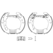 Mintex Brake Shoe Set Axle Kit MSP235