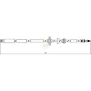 NAPA Brake Hydraulic Hose Line Front NBH1406