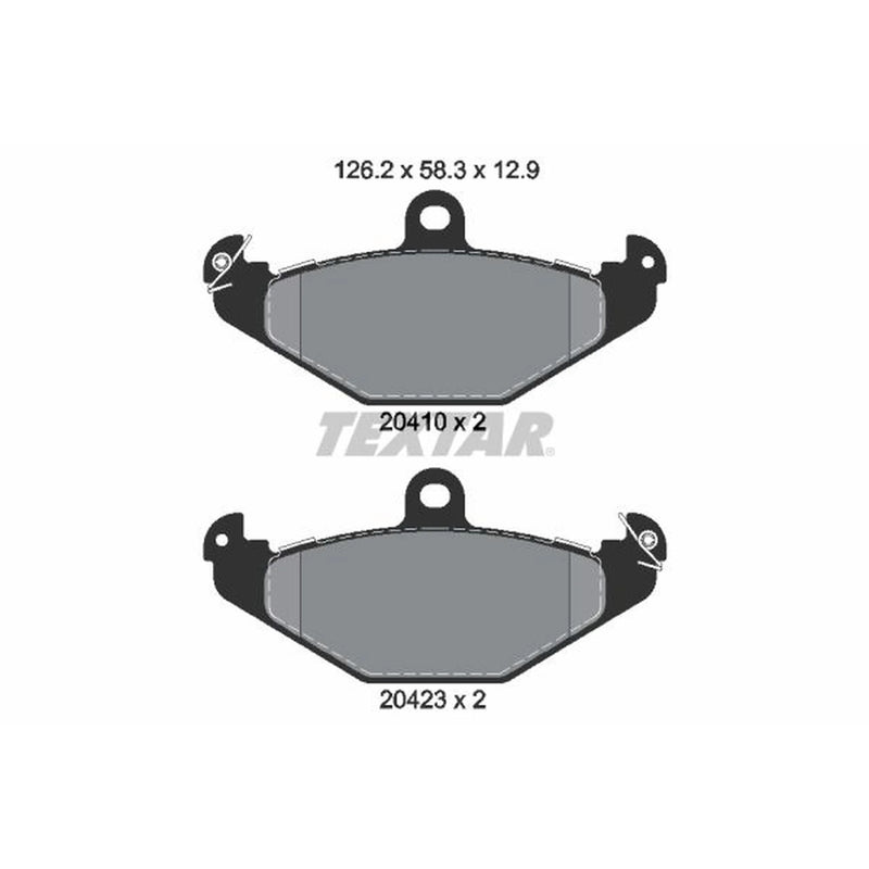 Textar Rear Brake Pad Set 2041003