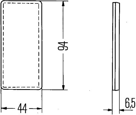 Hella 8RA 003 326-931 Reflector
