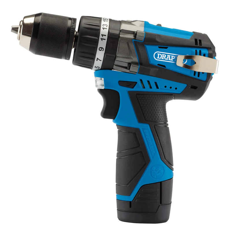 Draper 12V Brushless Combi Drill BCD12V - Cordless Power Tool