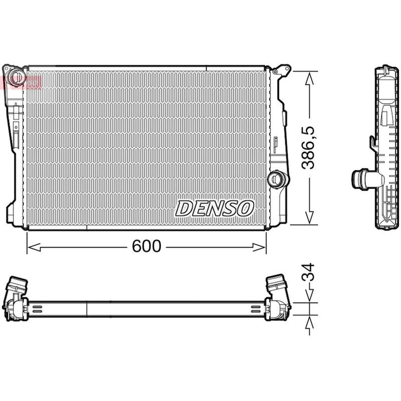 Denso Engine Radiator DRM05122