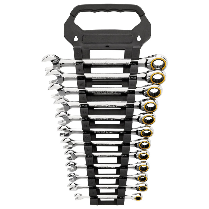 Draper Expert HI-TORQ® Ratchet Combination Spanner Set 12 Piece