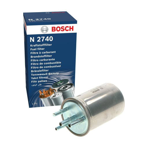 Genuine Bosch Car Fuel Filter N2740 Fits Jaguar Xf - 3.0 - 09-15 F026402740 Bosch  - Town Parts