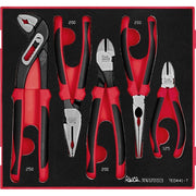 Teng Tools Plier Set FOAM2 5 Pieces with TPR Grip
