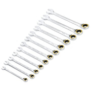 Draper Expert Ratchet Spanner Set 12 Piece Metric HI-TORQ®