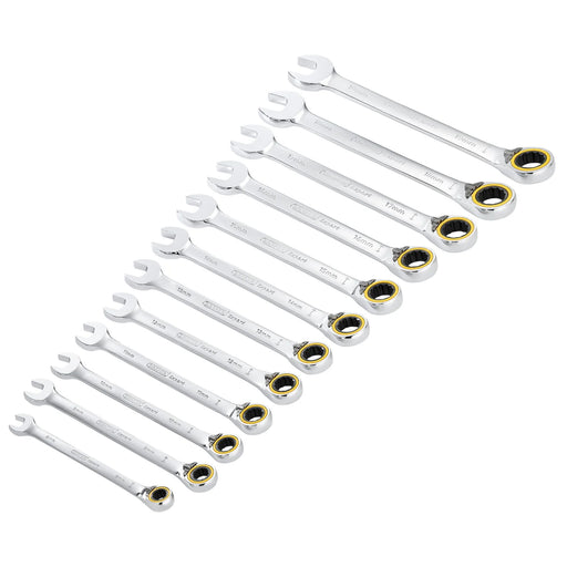 Draper Expert Ratchet Spanner Set 12 Piece Metric HI-TORQ®