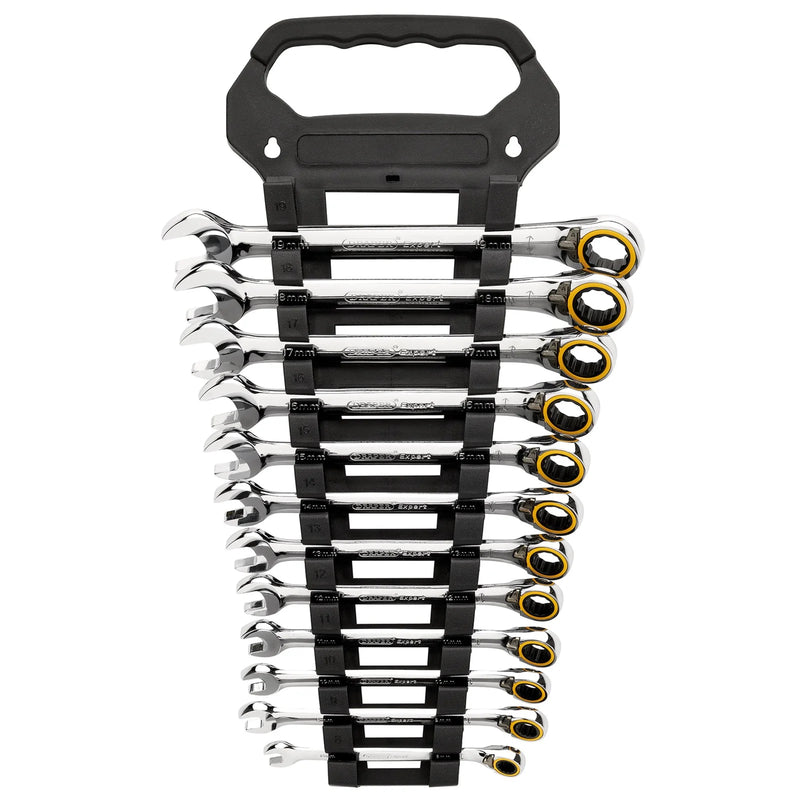 Draper Expert Ratchet Spanner Set 12 Piece Metric HI-TORQ®
