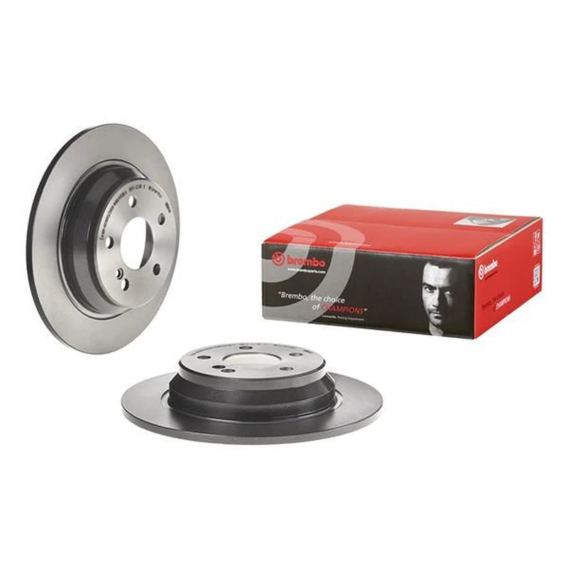 Brembo 2 x Solid Rear Brake Discs 08.B844.11