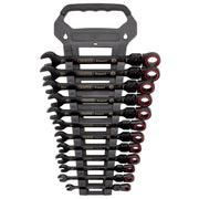 Draper Expert HI-TORQ® Ratchet Spanner Set 12 Piece Black