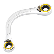 Draper Expert Double Ring Ratchet Half Moon Spanner 10x12mm