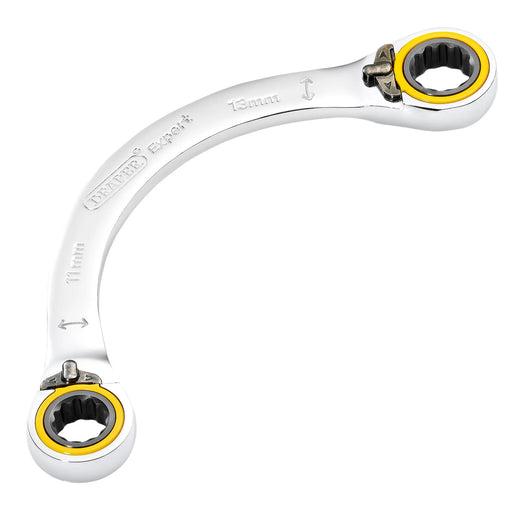 Draper Expert Double Ring Ratchet Half Moon Spanner 11x13mm